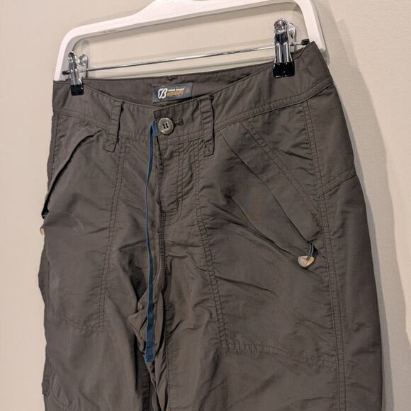 Eddie Bauer Womens Convertible Hiking Pants Dark Green - Size 4 - Picture 3 of 9